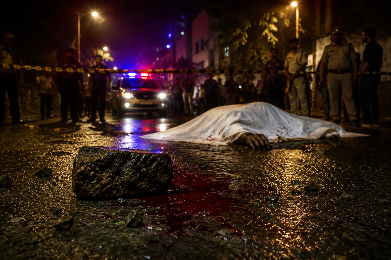 Youth Killed with Stone in Dhankawadi