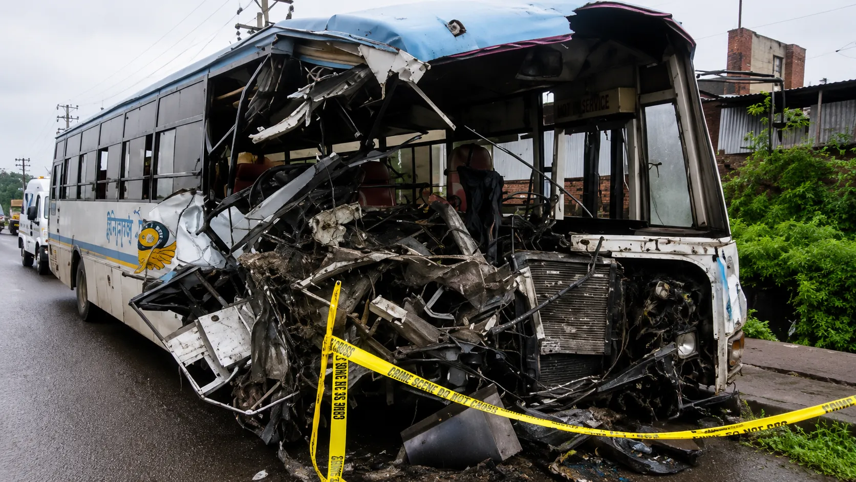 Horrific Accident Near Solapur: Pune-Umarga ST Bus Rams into Truck
