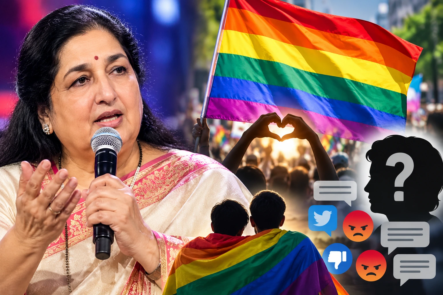 Anuradha Paudwal Faces Backlash for Questioning LGBTQ