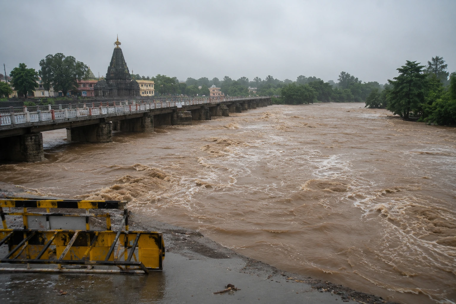 Four Bridges Over Indrayani River Closed