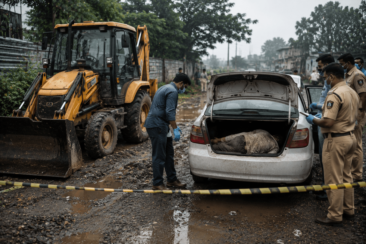 23-Year-Old Laborer Crushed by JCB