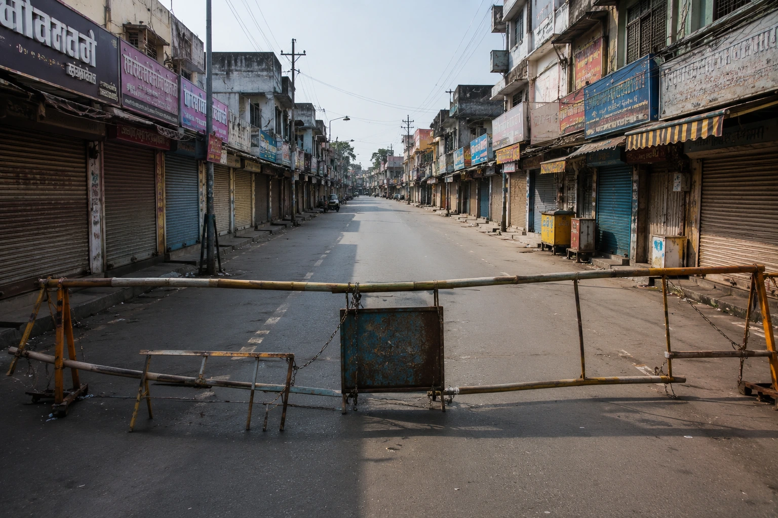 Complete Bandh for Second Day Over Rising Crime and Murder of Hotelier