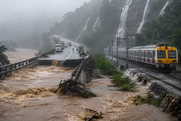Mumbai-Pune Expressway and Railway Services Halted!
