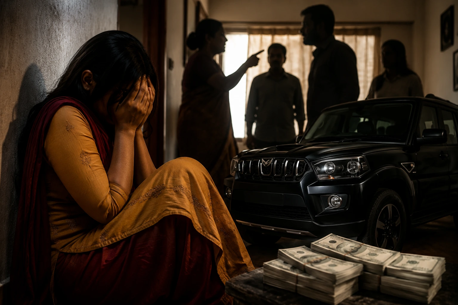 Woman Harassed for Scorpio Car and 10 Lakhs in Beed