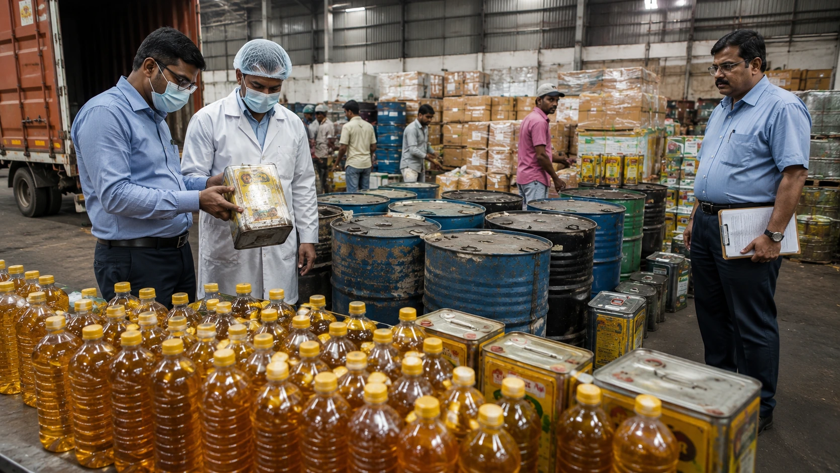 Tukaram Mundhe Leads Raid, Seizes Adulterated Oil