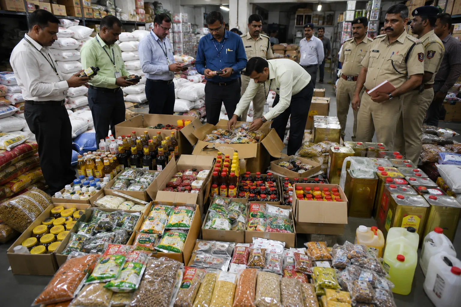 Suspicious, Adulterated and Banned Food Items Worth Over