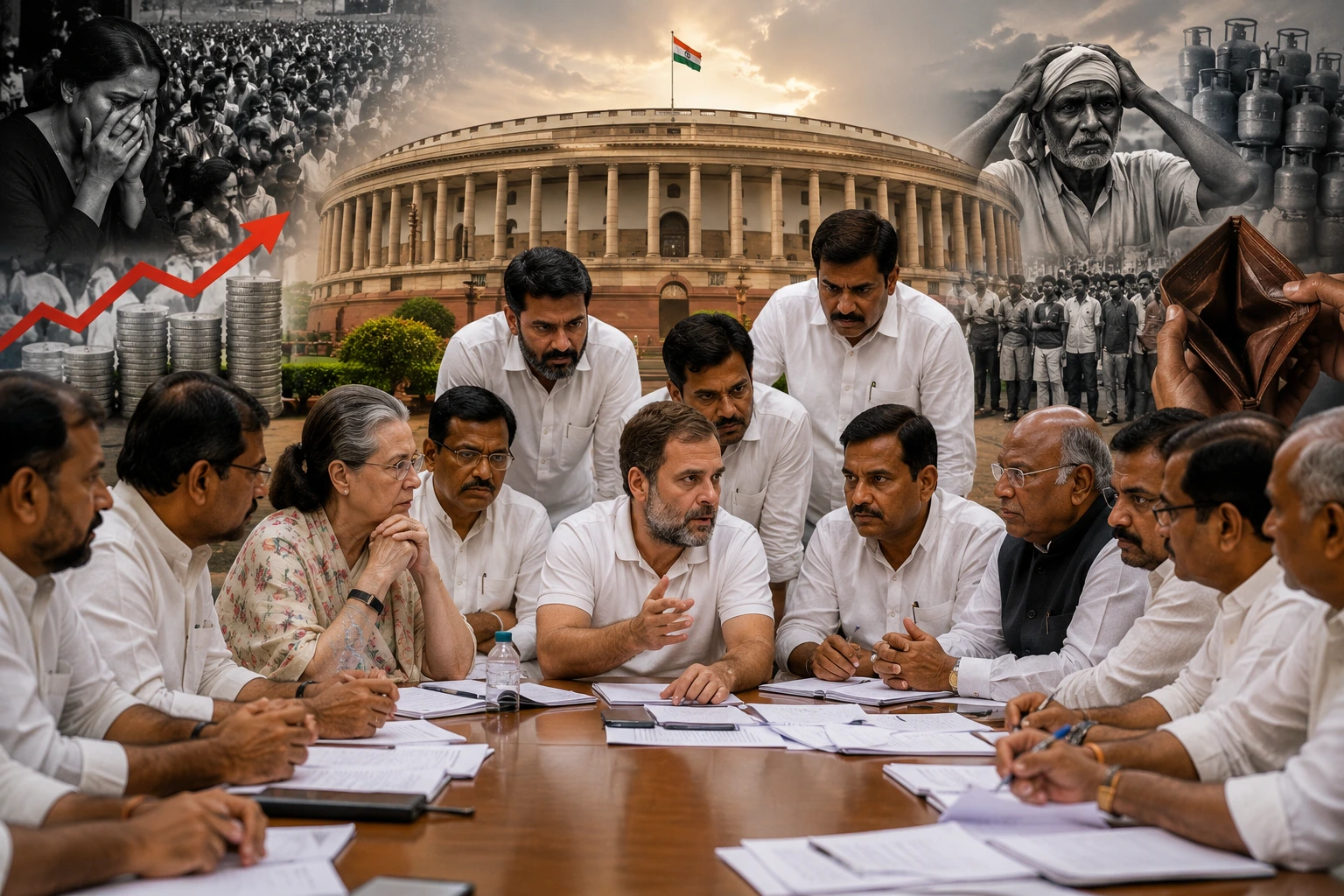 Congress Prepares for Parliament Monsoon Session