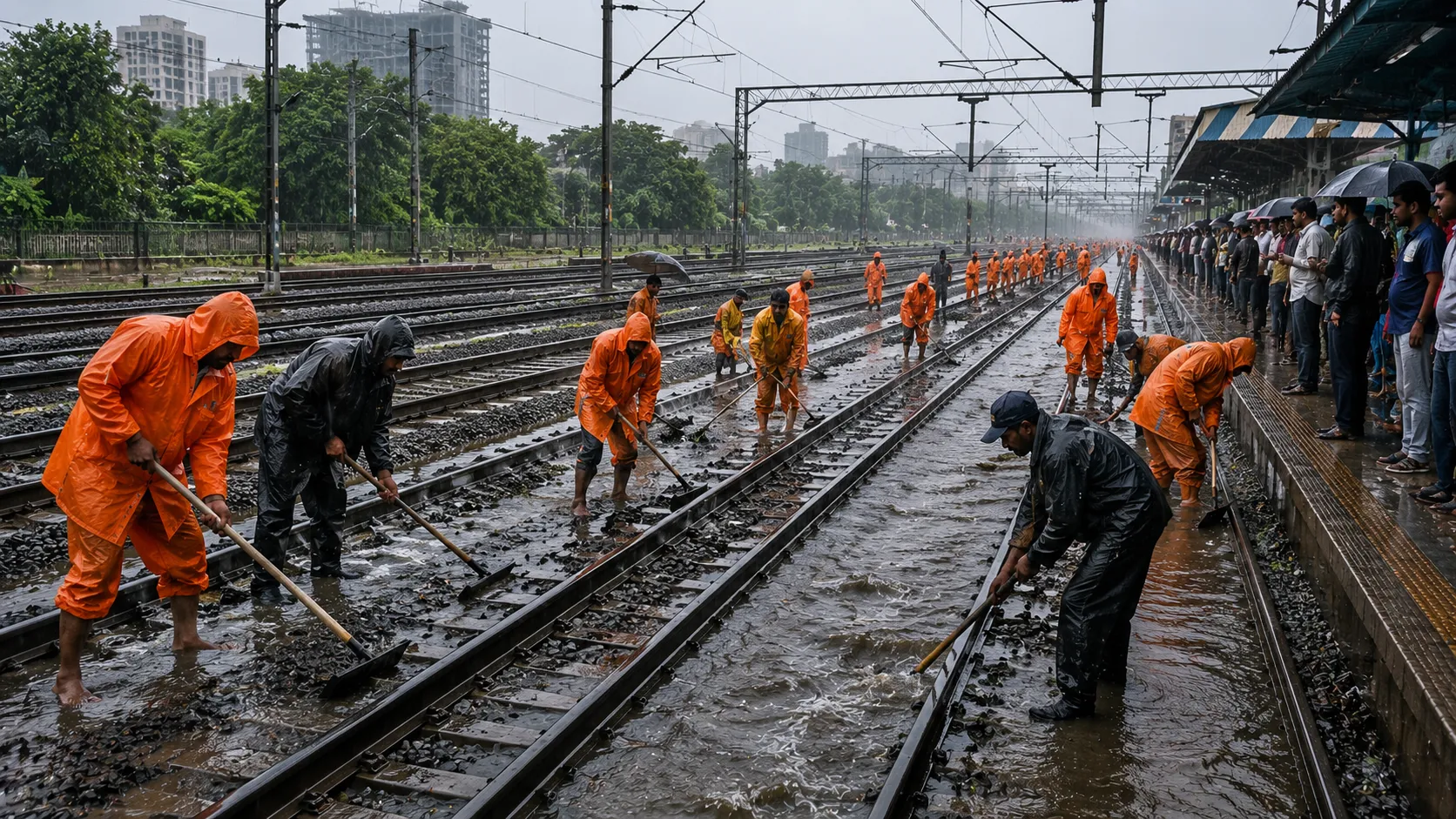Nalasopara Train Service Disruption: Western Railway CPRO Shares Major Update on Waterlogging and Restoration Efforts
