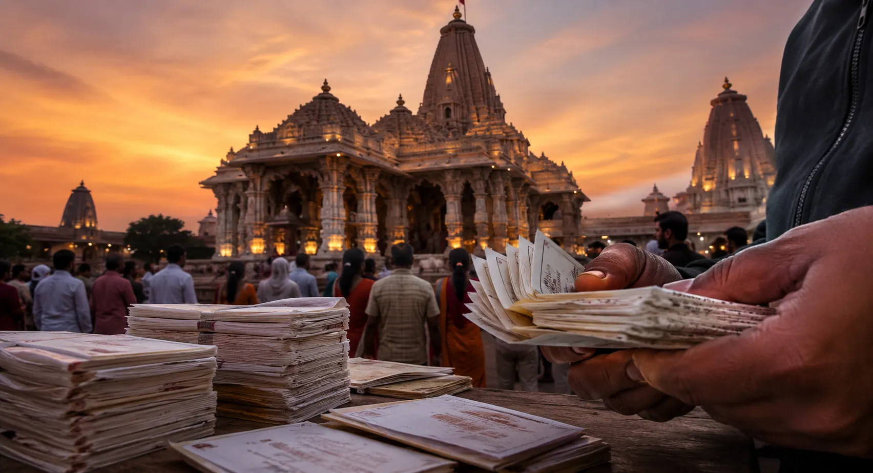 Ayodhya Ram Mandir Scam: Fake Trust Receipts Used to Defraud Devotees; Huge Donation Theft Exposed