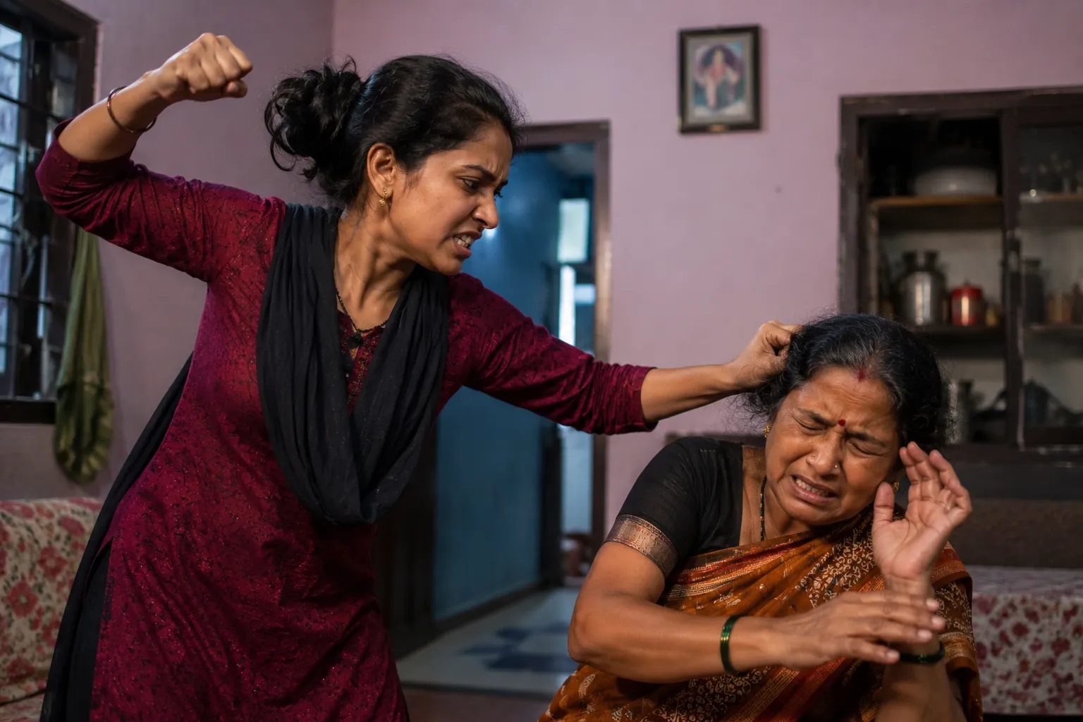 Daughter-in-Law Assaults Mother-in-Law Over Early Morning Wake-Up