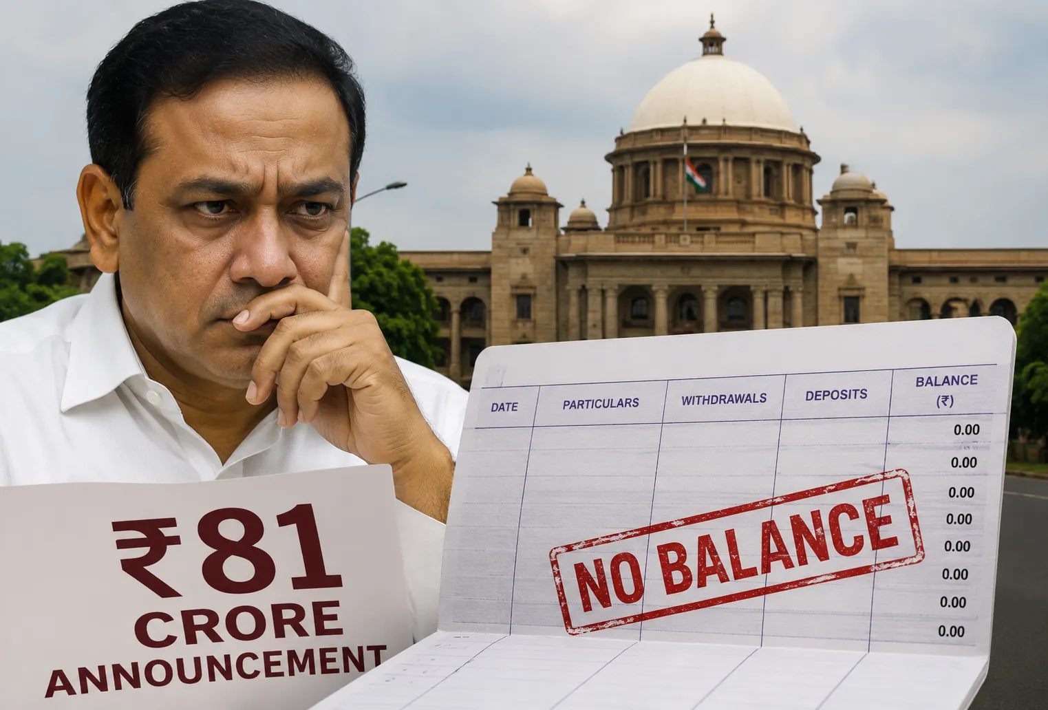 Nagpur: ₹81 Crore Announced, But Not a Single Rupee Received!