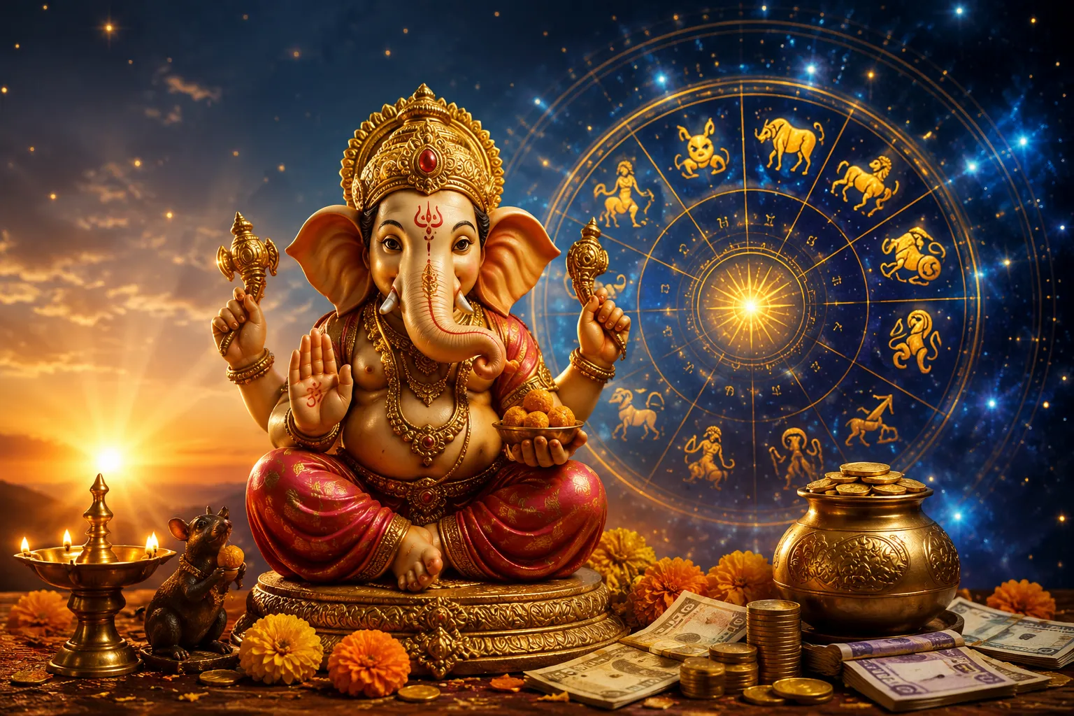Horoscope Today, July 16: Lord Ganesha's Blessings Shine on These Zodiac Signs