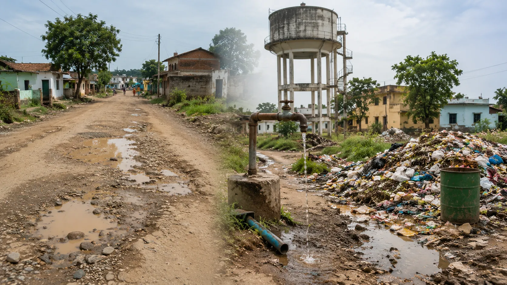 Gopalpur Village’s Growth Stalled: Infrastructure Projects Including Internal Roads and Jal Jeevan Mission Still Incomplete