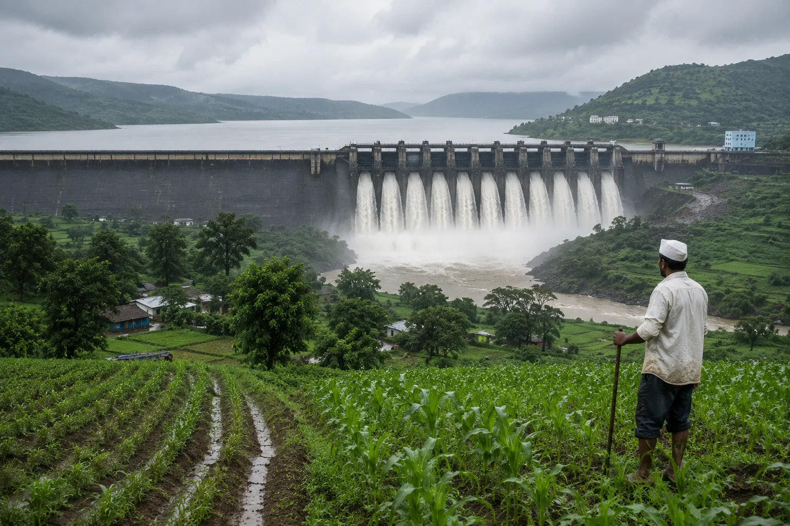 Satara Soaked Again: Rain Returns, Koyna Dam Water Storage Nears 54 TMC