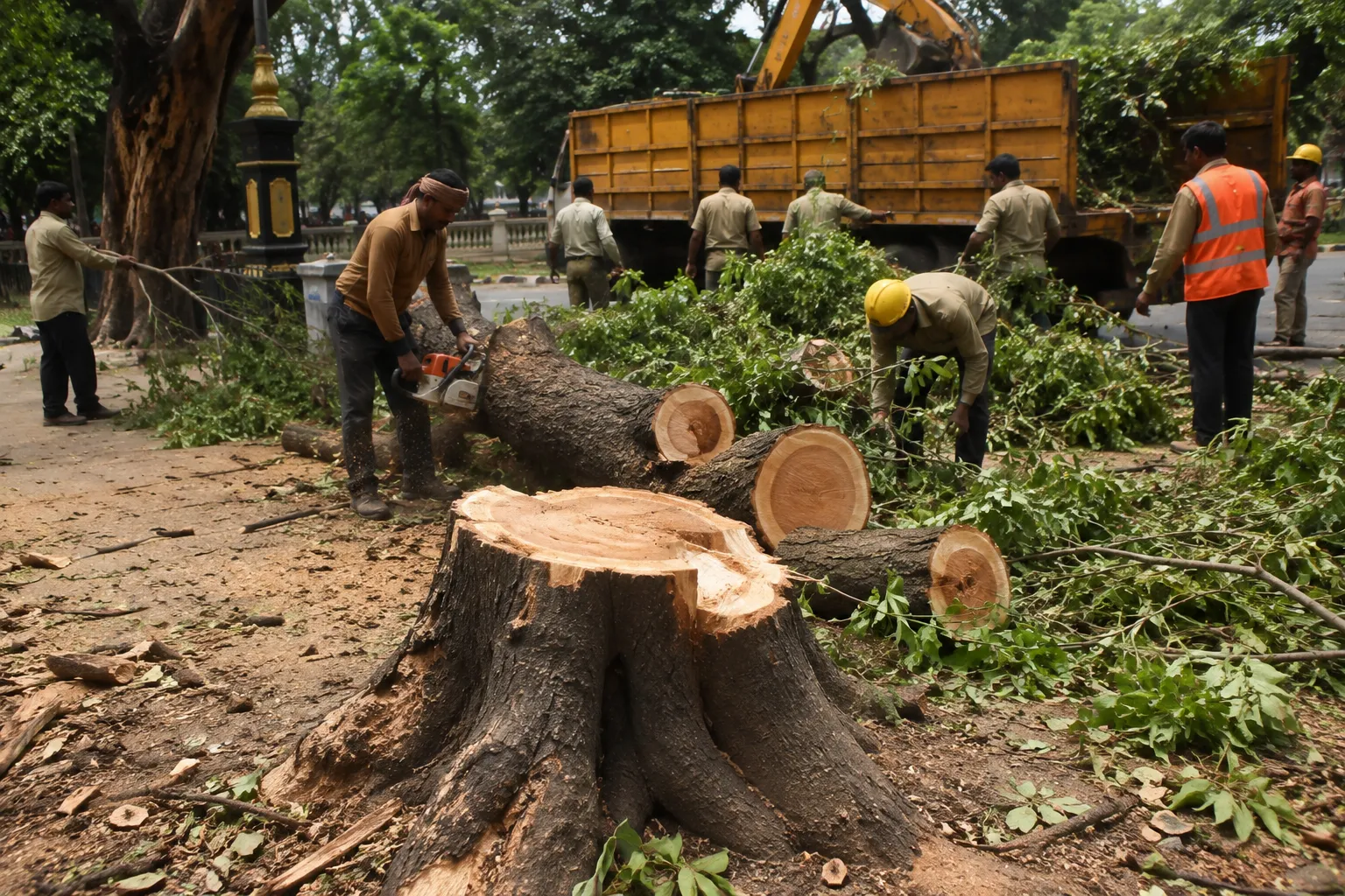 ₹50 Lakh Spent Just to Cut Trees? Kolhapur Civic Garden Department Faces Serious Allegations