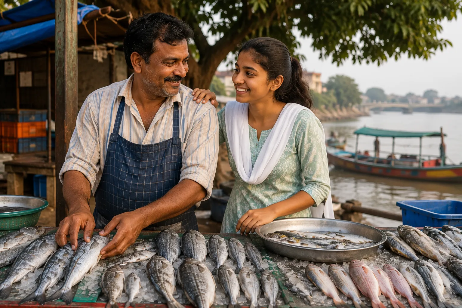 Daughter's Plea Transforms a Life: Akole Man Quits Illegal Liquor Business to Start Fish Selling"