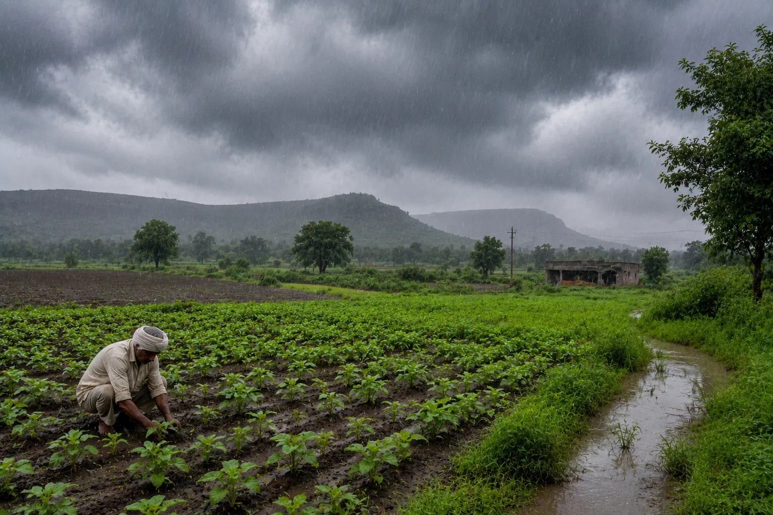 "Marathwada Rain Alert: IMD Issues Yellow Alert for Heavy Rainfall; Crucial Sowing Advice for Farmers"