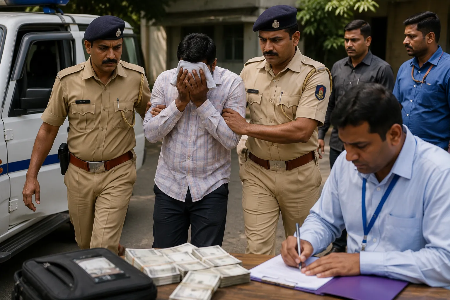 Nashik ACB Trap: Assistant Police Sub-Inspector and Constable Arrested for Demanding ₹30,000 Bribe to Avoid Abetment Case
