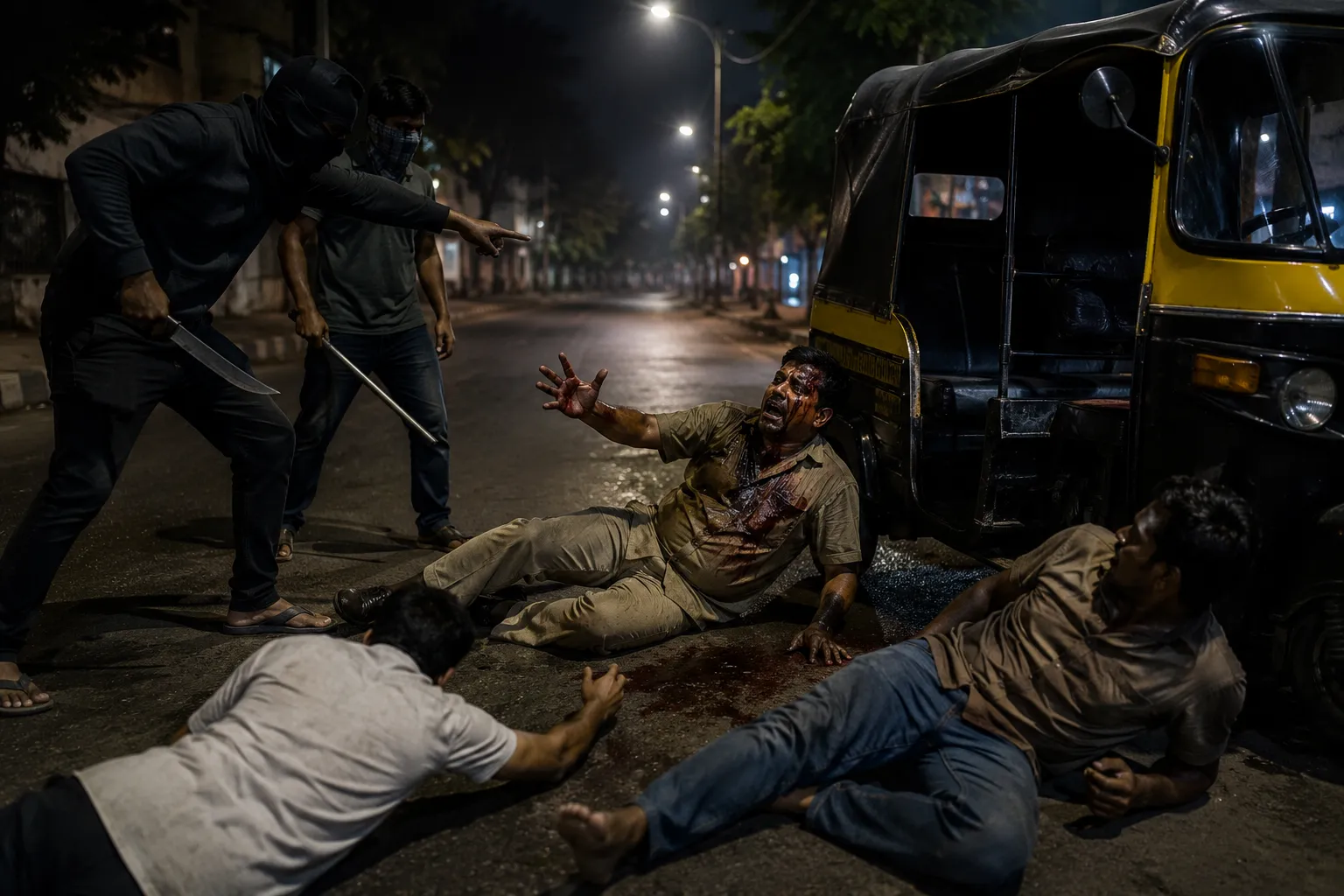 Midnight Terror in Nagpur: Auto Driver Brutally Killed for Resisting Robbers