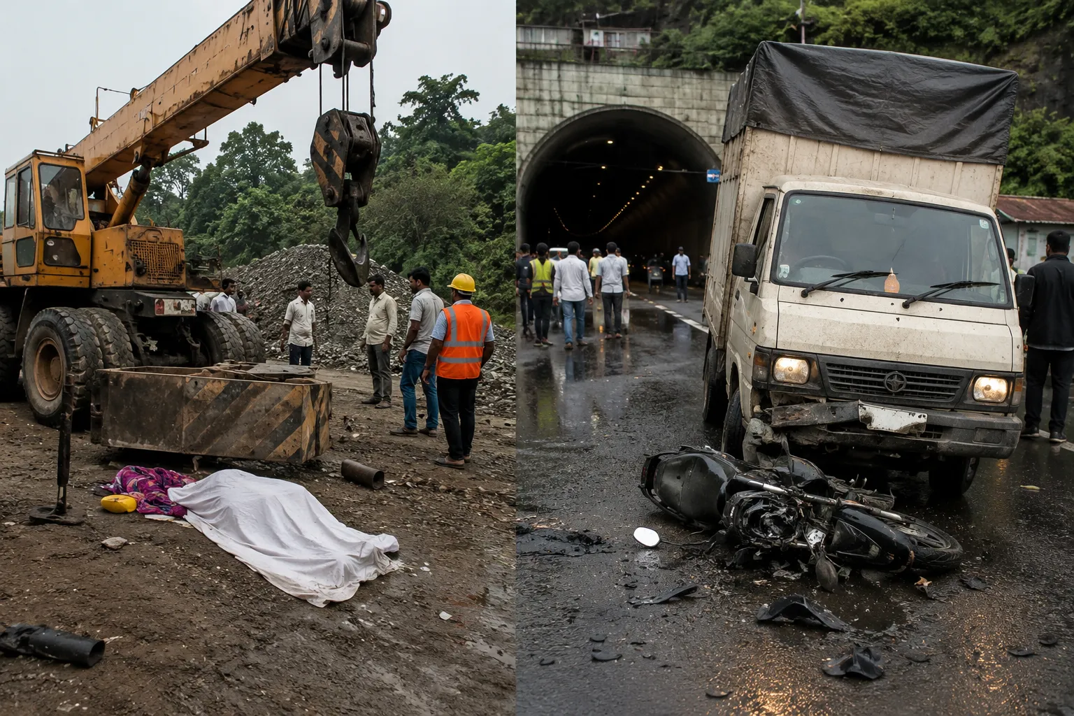 Tragic Friday in Pune: Woman Crushed Under Crane in Wagholi