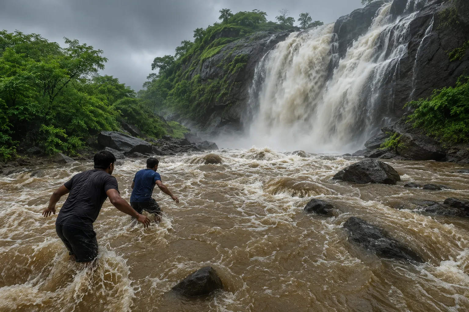 Malshej Ghat Tragedy: Misjudging Water Flow While