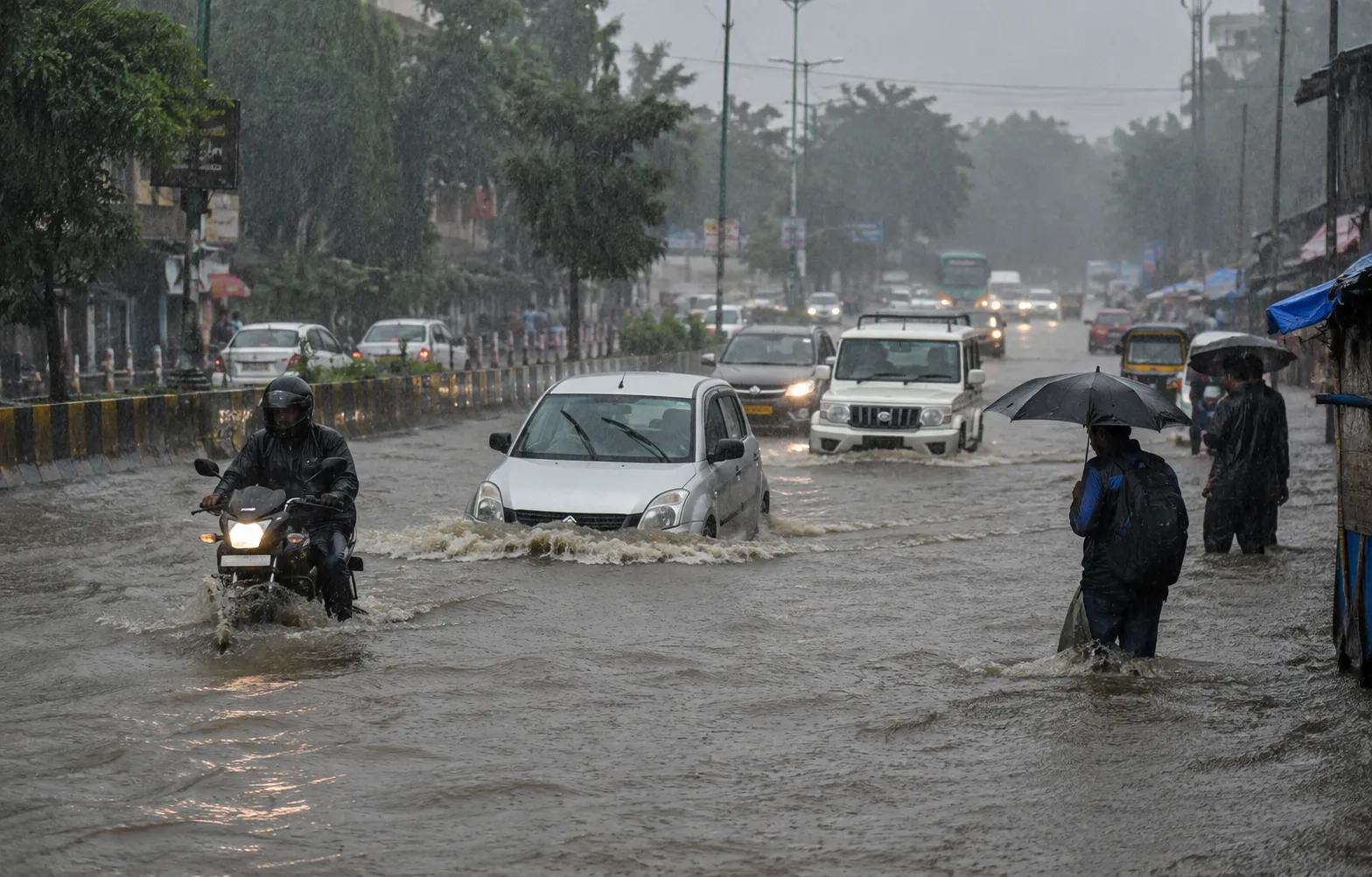 Heavy Rain Batters Jalgaon: 14 Out of 15 Talukas Record