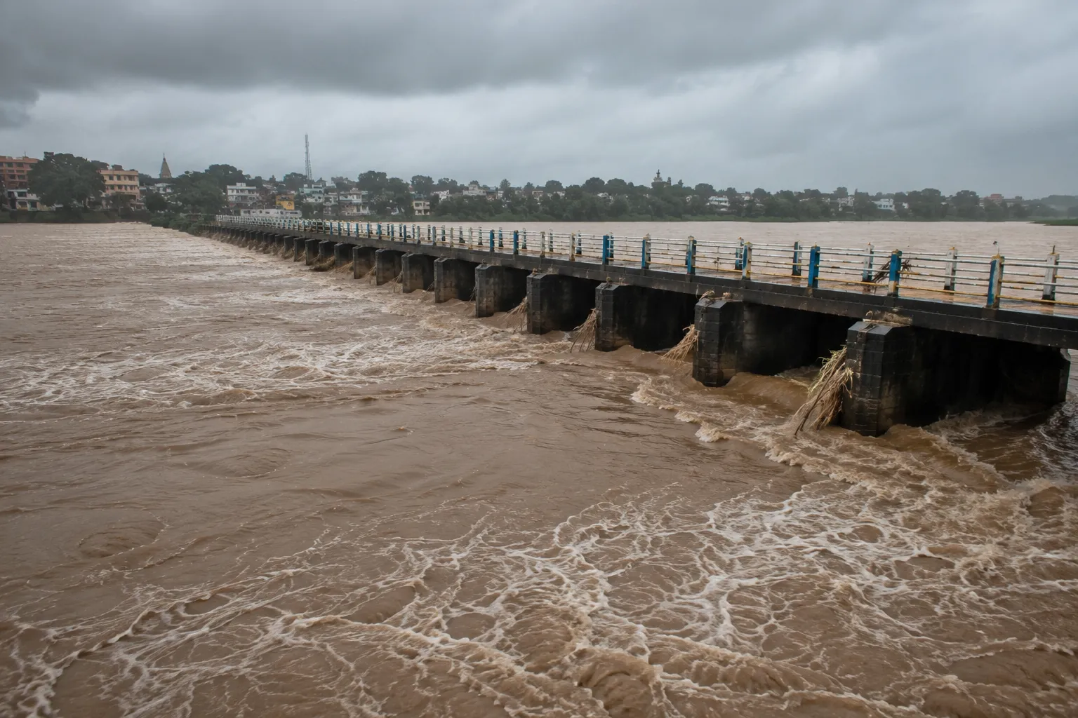 Panchganga River Level at 22 Feet; Rajaram Weir Among
