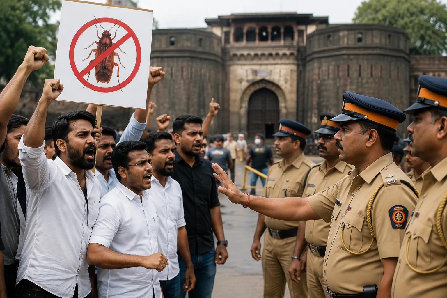 Pune Police Deny Permission for Cockroach Janata Party