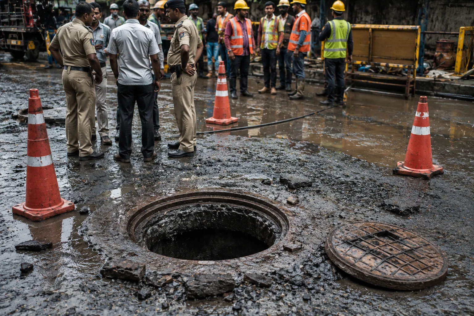 Contractor Missing, Three Workers Detained as Police Intensify Probe