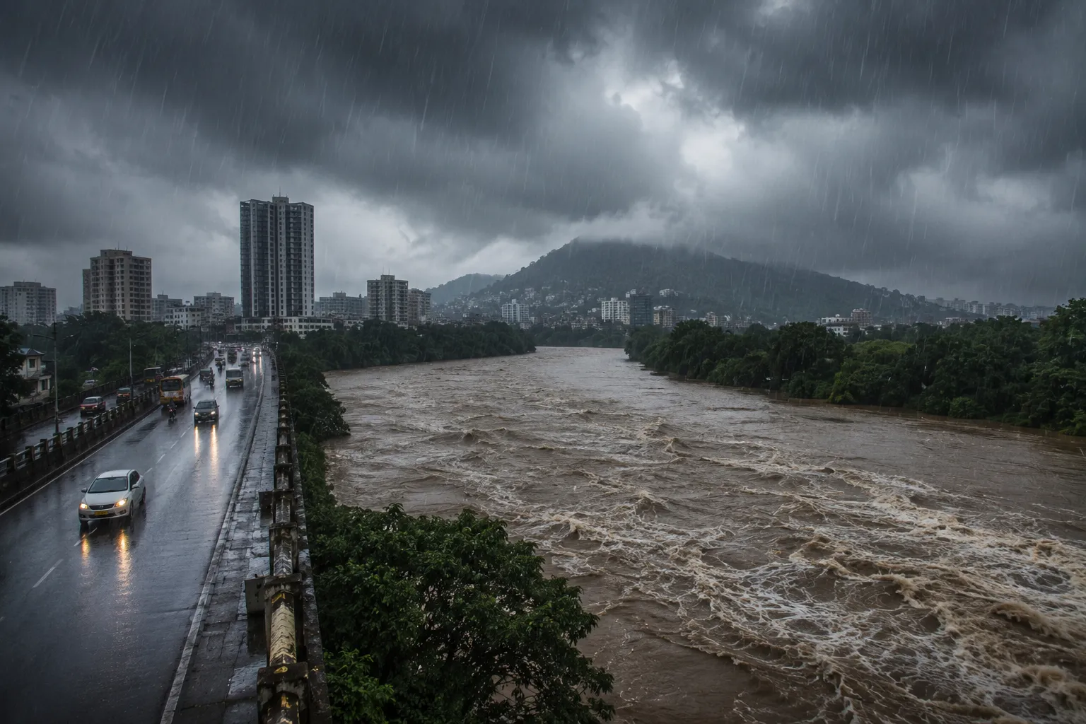 Maharashtra Rain Alert: Heavy Rain Warning for Pune & North Maharashtra in Next 24 Hours; Red Alert Issued for Nashik, Dhule & Jalgaon