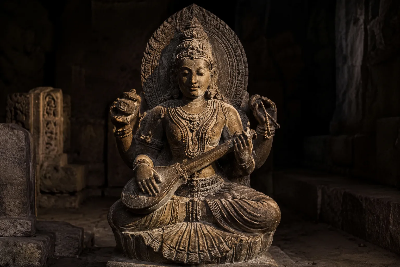 900-Year-Old Mystery Solved: Dhar Sculpture Identified as Goddess Gayatri, Not Saraswati