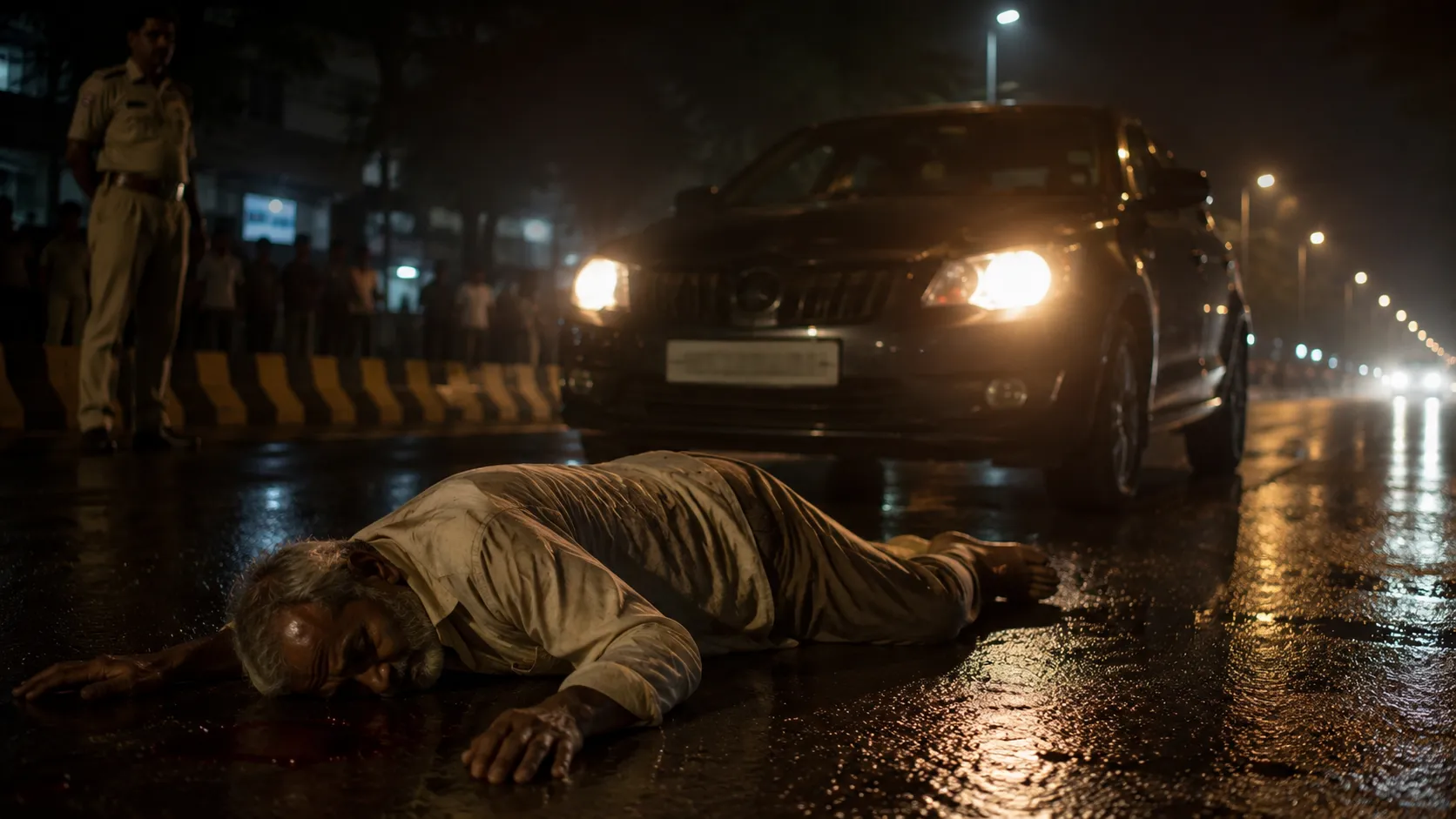 Ulhasnagar Hit-and-Run Horror: BJP Leader's Son in Custody After Speeding Car Mows Down Elderly Man