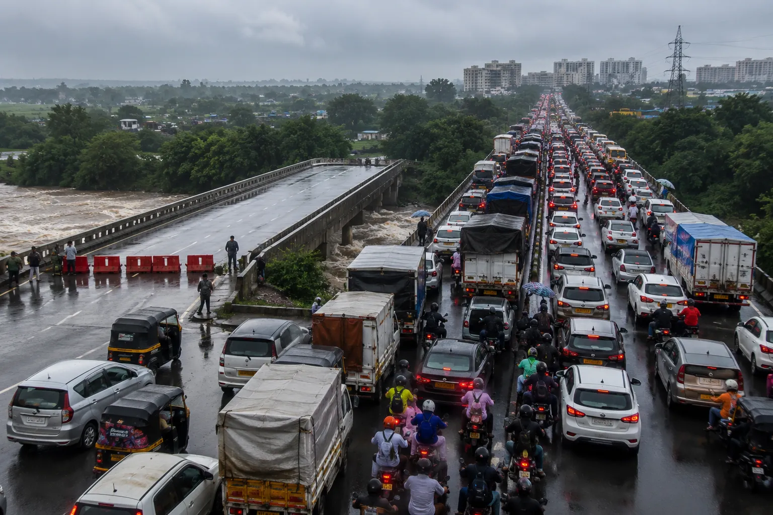 Pune: Mahalunge Bridge Closed