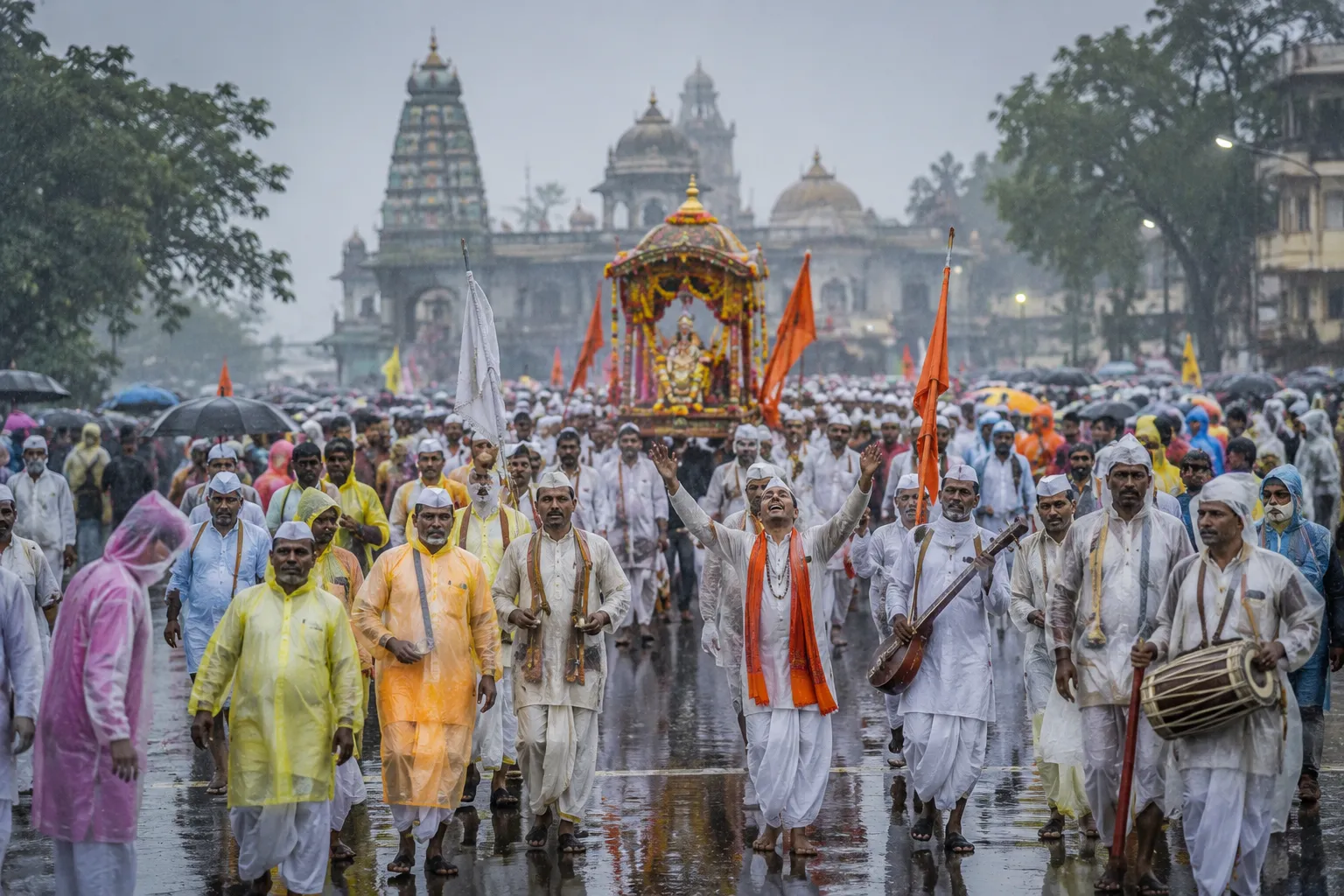 Alandi Immersed in Devotion! ‘Dnyanoba-Tukoba’