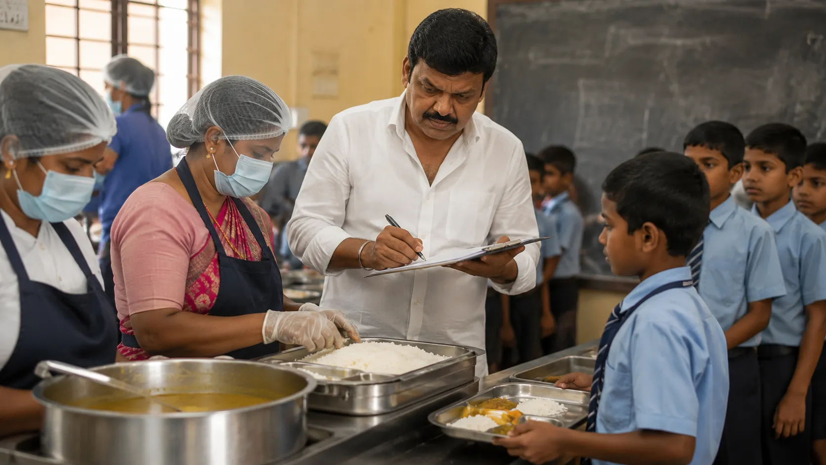Tukaram Mundhe's FDA Cracks Down on School Canteens: Strict Inspection of Mid-Day Meals and Hygiene Standards