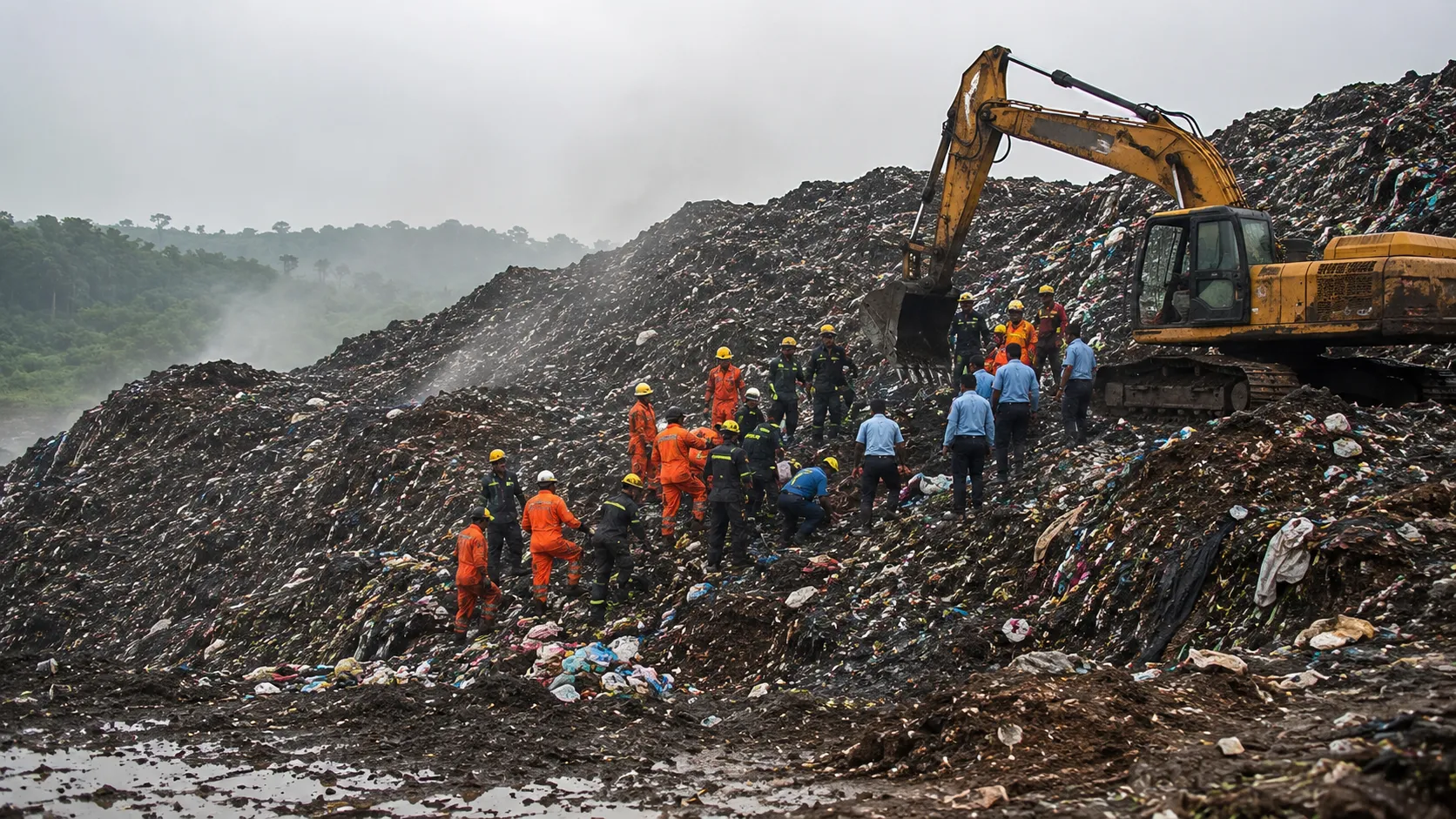 Moshi Landfill Tragedy: ISRO and MPCB Warnings Ignored, Massive Garbage Collapse Claims Nine Lives