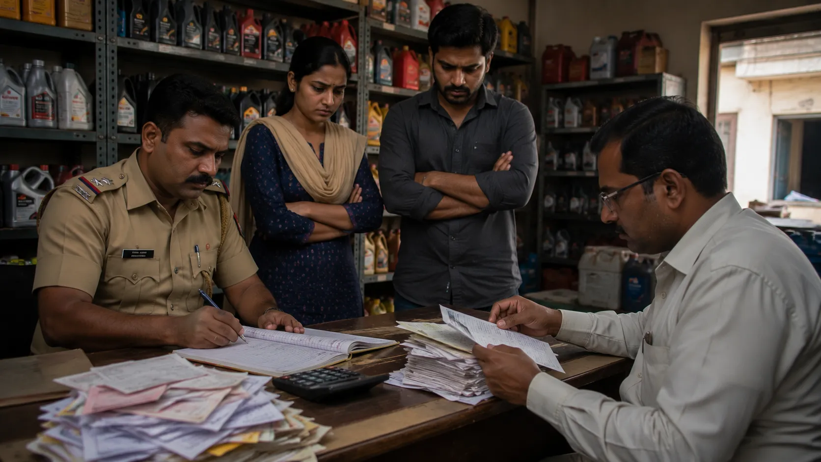 Brother-Sister Duo Booked for Embezzlement of Rs 12.74 Lakh at Vaidyanath Oil Store in Satara