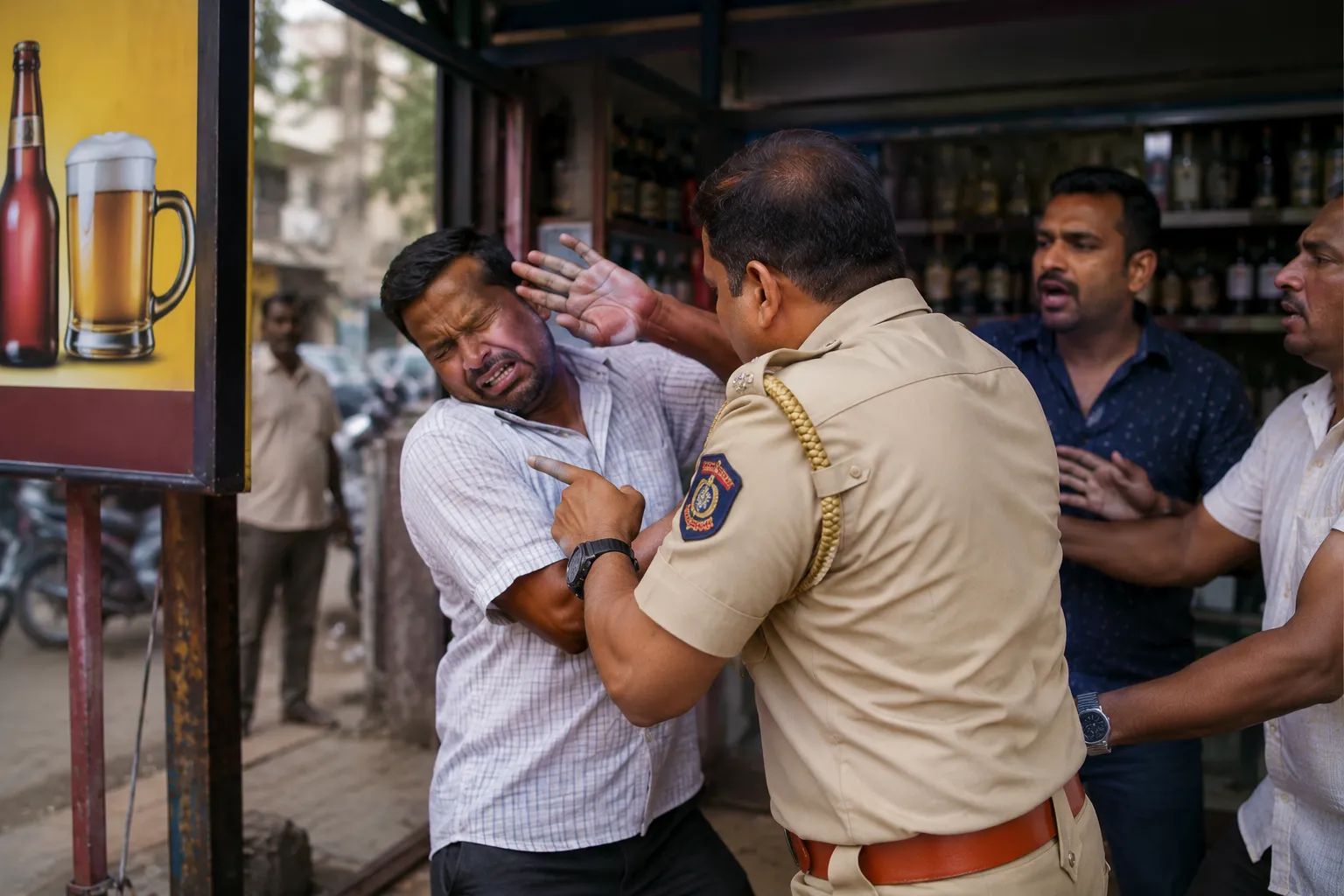 Nagpur: Beer Shop Signboard Dispute Turns Violent