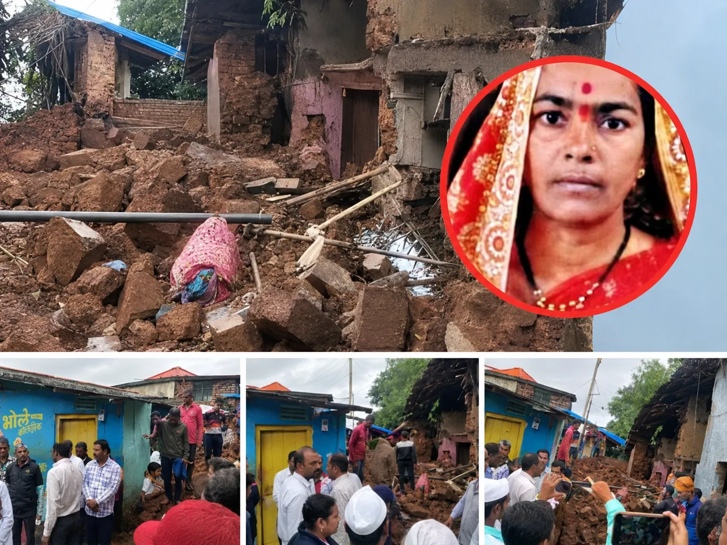 Kolhapur Tragedy! Woman Dies After House Wall Collapses