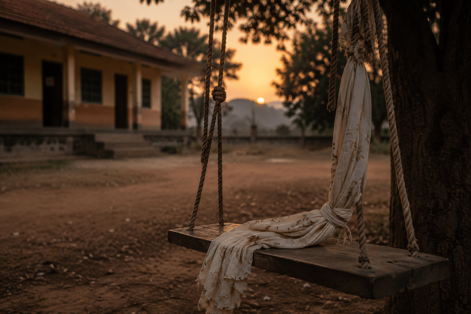Tragic Accident in Ajra: 13-Year-Old Girl Dies After Scarf Gets Tangled While Playing on a Homemade Swing!
