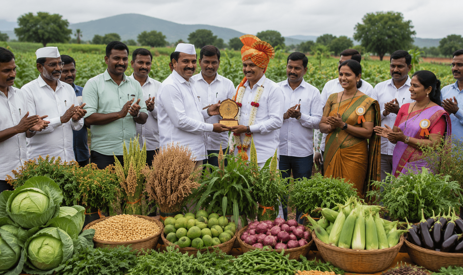 Mulshi Celebrates Agriculture Day: Exemplary Farmers Felicitated and Crop Competition Winners Honored!