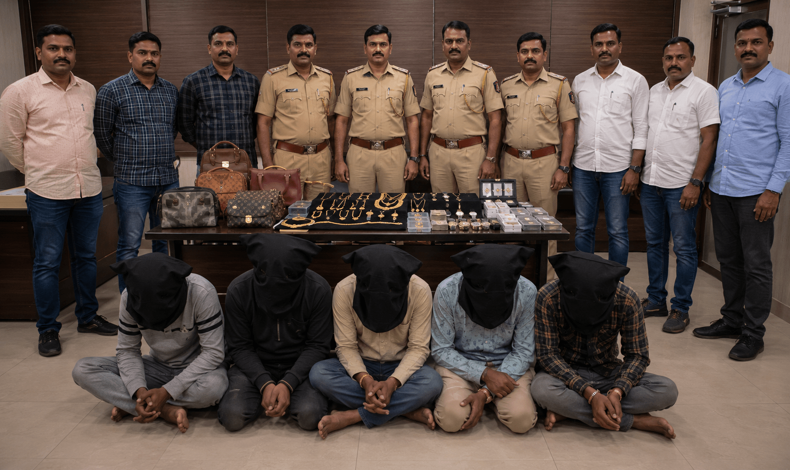 Major Breakthrough: Pune Crime Branch Busts Interstate Burglary Gang, Recovers Property Worth ₹11.11 Lakh!