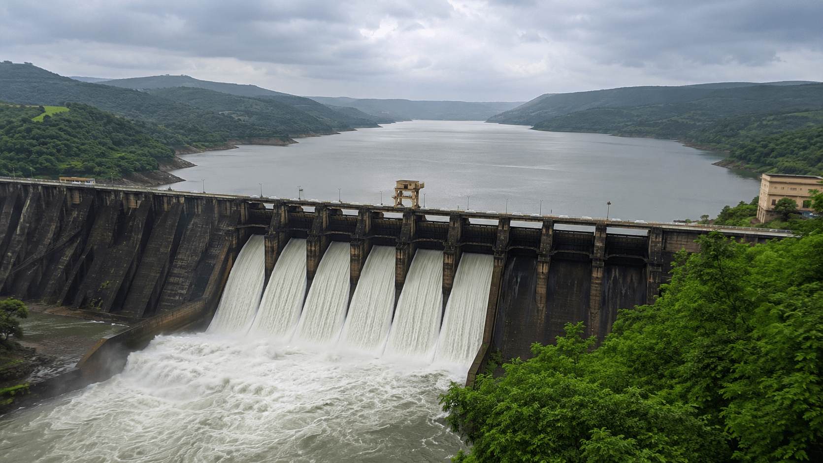 Satara Monsoon Update: Koyna Dam Crosses Halfway Mark to Reach 52.88 TMC Storage; Inflow Steady Despite Easing Rain in Western Ghats!