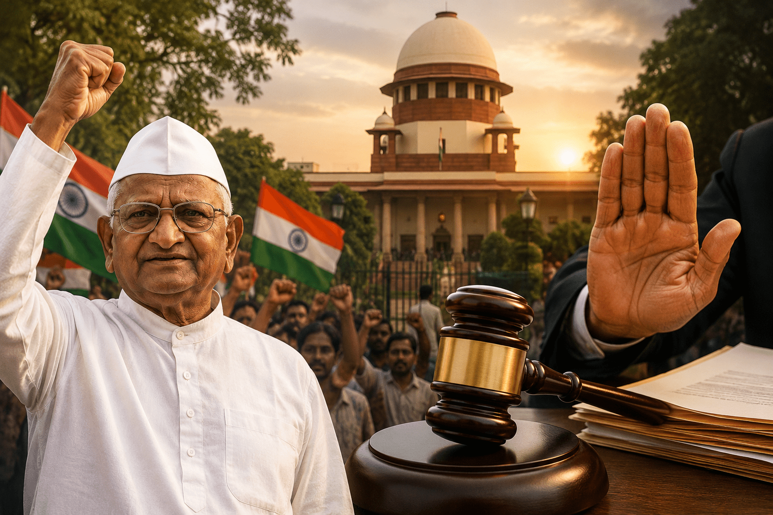 Victory for Transparency: CM Fadnavis Intervenes, RTI Amendment Rules Put on Hold Following Anna Hazare’s Protest!