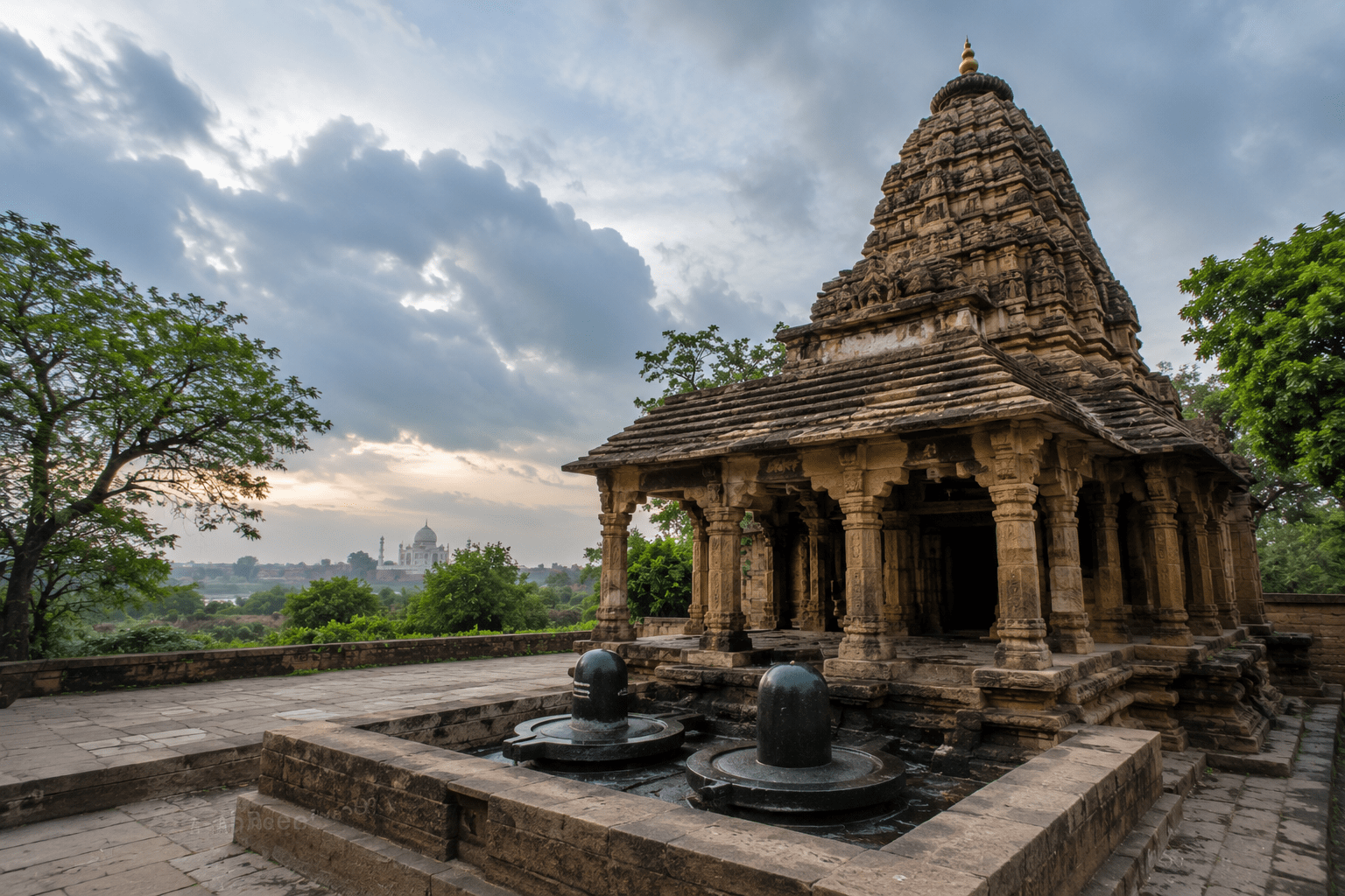 Beyond the Taj Mahal: Visit Agra’s Ancient Kailash Mahadev Temple for a Rare Darshan of Twin Shivlings!