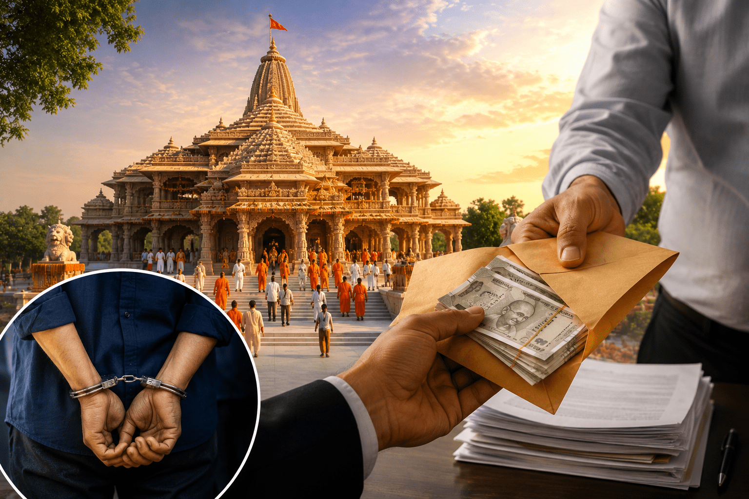 Recruitment Scandal at Ram Mandir: 125 Employees Suspected of Paying Bribes for Jobs in Ayodhya!