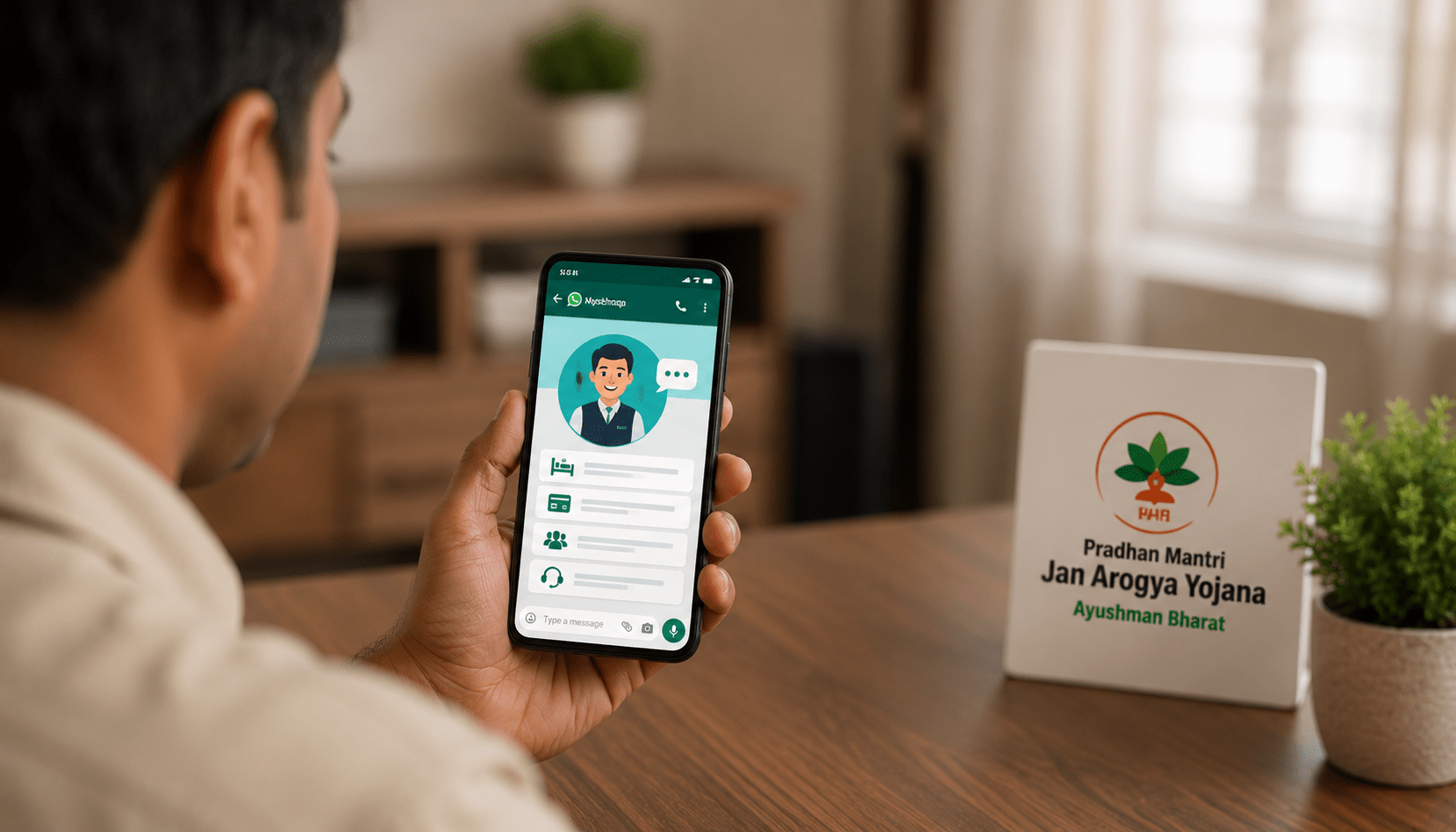 Now Get Ayushman Bharat Services on WhatsApp! Centre Launches 'Ayushman Sarathi' Chatbot for 24/7 Citizen Support.