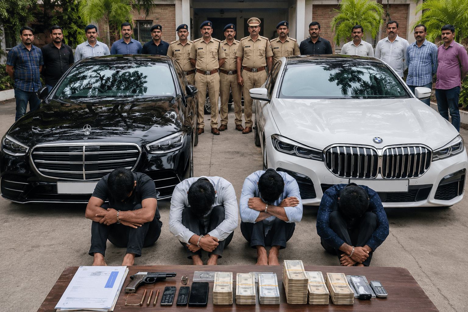 Gangster Ajit Tivde and Associates Arrested for Builder's Kidnapping; Two Cars Seized!