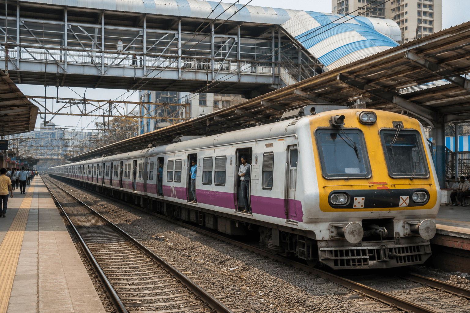 Big Relief for Harbour Line Passengers! GTB Nagar Station Expanded as Railway Prepares to Run 15-Coach Mumbai Local Trains