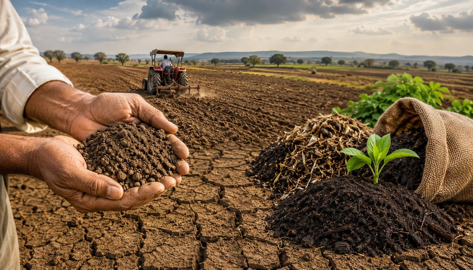 Dharashiv Soil Health Report: Critical Nitrogen Deficiency Found; Experts Recommend Organic Fertilizers for Better Kharif Yields!